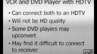 Can You Connect VCR or DVD Player to an HDTV [upl. by Berta]