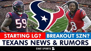 JUICY Houston Texans Rumors Kenyon Green STARTING John Metchie III Breakout  Texans Draft Visits [upl. by Nifled]