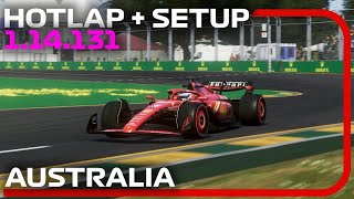 F1 24 AUSTRALIA Hotlap  Setup 114131  4 th Worldwide Ranking 💪 [upl. by Llebana]