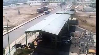 CCTV  Explosion on refinery in Mexico [upl. by Carmelle51]