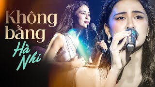 Không Bằng  Hà Nhi  Official Music Video  Mây Sài Gòn [upl. by Euqimod]