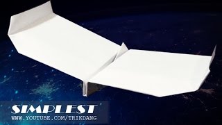 EASY PAPER AIRPLANE for KIDS  How to make a paper airplane that Flies FAST amp FAR  Simplest [upl. by Laban]