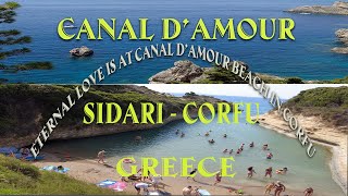 4k Canal DAmour Sidari Corfu  Greece [upl. by Daffy]