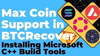 BTCRecover Wallet Recovery for Avax Cosmos Polkadot Secret Network Solana Stellar Tezos Tron [upl. by Svirad]