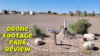 Aerial Footage Low Hi RV Ranch a Passport America Park in Deming New Mexico [upl. by Gupta]