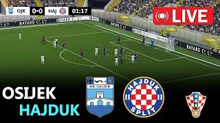 Nk Osijek vs Hajduk Split  Croatia HNL 2024  eFootball Pes 21 Gameplay l Rony Gameplay [upl. by Mafalda229]