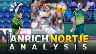 Andich Nortje Detailed Bowling Action Analysis [upl. by Derward557]