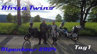 Africa Twin  Alpentour 2024  Alpen  Allgäu  Pfronten [upl. by Atinel676]