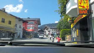 Autofahrt Kirchberg in Tirol Brixental Austria [upl. by Airyt]