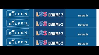 BİLFEN 2 LGS DENEME ÇÖZÜMLERİ full [upl. by Ahsyle]