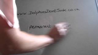 How to remove permanent marker from a whiteboard [upl. by Nahtahoj651]