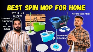 best spin mop in india  scotchbrite 2in1 spin mop  best spin mop for home  2 in 1 mop bucket [upl. by Eilyw]