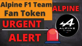 ALPINE COIN Alpine F1 Team Fan Token Coin Price News Today  Price Prediction and Technical Analysis [upl. by Collis]