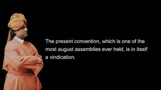 Listen to Swami Vivekanandas Historic Speech at the Chicago Parliament  Original Voice [upl. by Laurinda]