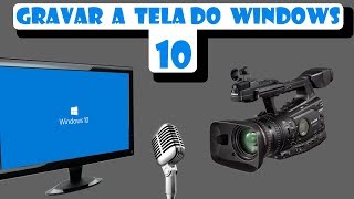 como abrir o gravador de tela SECRETO no windows 10 [upl. by Htiduy]