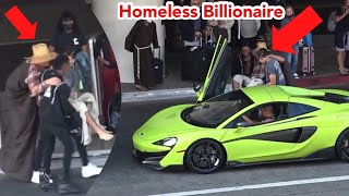 The Homeless Billionaire Prank Airport Edition [upl. by Atiuqahc424]