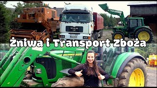 Vlog 32 ☆ Transport Zboża Na Skup ☆ Żniwa dzień 3 ☆ Wypalone Pszenżyto [upl. by Anola]