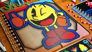 Video Games in Millions of Dominoes Part 2 [upl. by Ahseinet]