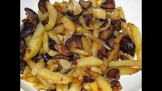 Cuisiner des champignons selon une recette simple avec des frites a suivre regardé la vidéo suivante [upl. by Wayland]