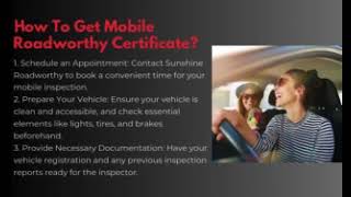 How to Get a Mobile Roadworthy Certificate Simplifying the Process for Vehicle Owners [upl. by Hinch]