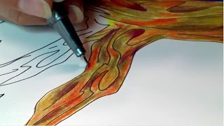 How to Layer Markers and Colored Pencils [upl. by Acceb]