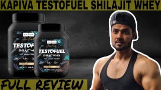 kapiva shilajit whey protein review  kapiva testofuel whey protein review [upl. by Syned]