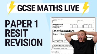 ⚡️ GCSE MATHS REVISION ⚡️ [upl. by Tolman977]