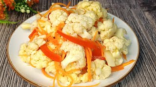 Язык проглотите МАРИНОВАННАЯ ЦВЕТНАЯ КАПУСТА  Swallow your tongue PICKLED CAULIFLOWER [upl. by Tenenbaum42]