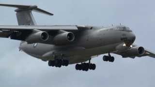 RARE ILYUSHIN IL78 PAKISTAN AF TAKE OFF amp LANDING PISA AB [upl. by Shanly661]