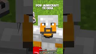 POV Minecraft te odia minecraft minecraftmemes [upl. by Ahsrat]