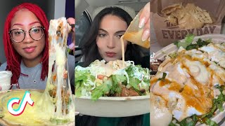 CHIPOTLE BOWL TikTok Mukbang Compilation 1 [upl. by Damle]