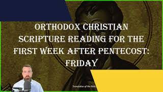 First Week After Pentecost Friday  Romans 21428 amp Matthew 53341 [upl. by Velda]