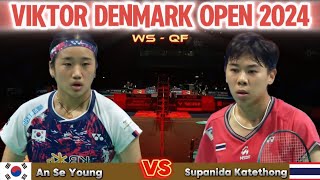 Great Play An Se Young KOR vs Supanida Katethong THA  QF  Badminton VDO24 [upl. by Eerrehc]