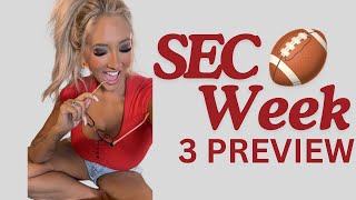 SEC Week 3 Preview [upl. by Yornoc923]