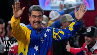 Venezuela Election Maduro Declares Victory in Disputed Vote  WSJ News [upl. by Grunenwald]