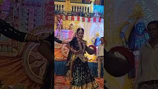 Radha Krishna jhanki Swaroop Radha Krishna dance dance youtubeshorts [upl. by Chimene676]