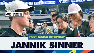 quotI Felt Quite Comfortable Todayquot  Jannik Sinner Reacts To Victory Over Taro Daniel [upl. by Leay]