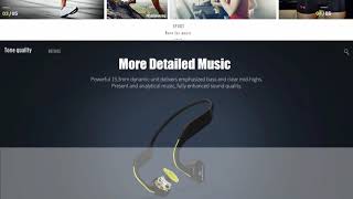 BOROFONE BE16 “Pulsing” Bone Conduction headphone Sports Wireless Bluetooth Earphone [upl. by Aliemaj]