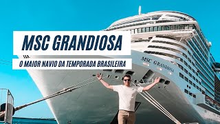 CRUZEIRO MSC GRANDIOSA NO BRASIL  Vale a pena mesmo [upl. by Assenev]