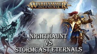 69  Rapport de bataille Age of Sigmar  Nighthaunt vs Stormcast Eternals [upl. by Joelie476]