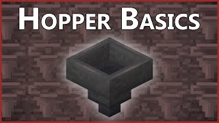 Minecraft Hoppers Basics [upl. by Cutlerr288]