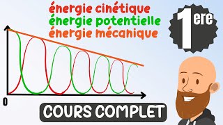 Études énergétiques en mécanique énergie cinétique mécanique  première spé physique chimie [upl. by Aciamaj]