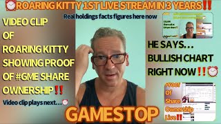 GAMESTOP🚨 STOCK OWNERSHIP PROOF✅ BY ROARING KITTY LIVE‼️ [upl. by Brannon]