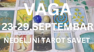 VAGA Podrška sudbine da napustite situaciju gde niste srećni✨❤️NEDELJNI TAROT SAVET 2329 SEPTEMBAR [upl. by Lledra]