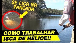 COMO TRABALHAR A ISCA DE HÉLICE Se liga na Pancada do Tucuna durante a explicação [upl. by Renaxela]