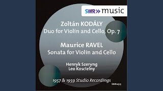 Duo for Violin amp Cello Op 7 II Adagio [upl. by Lotti]