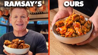 How To Make Gordon Ramsays Hot Ones Inspired Wings [upl. by Hartwell]