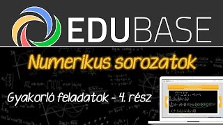 Numerikus sorozatok határérték számítása  gyakorló feladatok 4 rész [upl. by Eitsirk689]