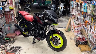 Cheapest Modification 🔥  Bajaj Pulsar 150 Tastefully Modified 😎  Modified Pulsar 150 [upl. by Eserahs]