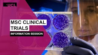 MSc Clinical Trials  Information Session [upl. by Dygert]